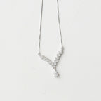 The Crystal V-Neckline Statement Chain
