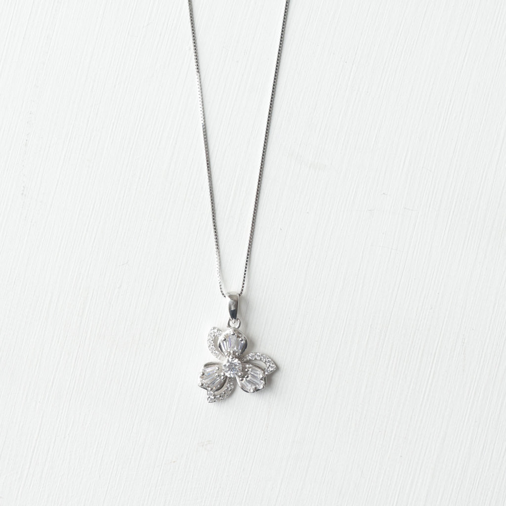 The Luminous Trefoil Blossom Necklace
