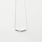 The Modern Curve Solitaire Necklace