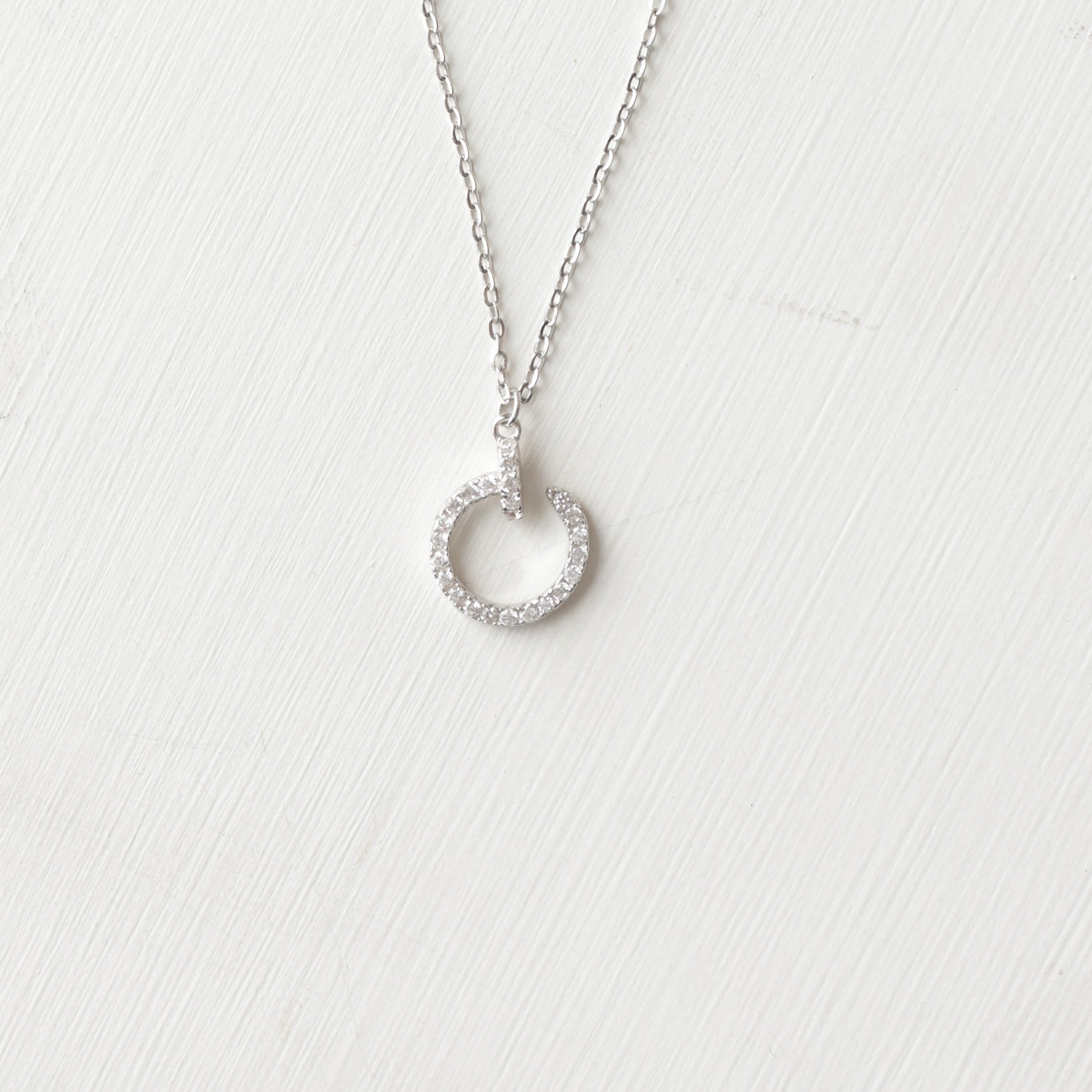The Crystal Encrusted Nail Motif Chain