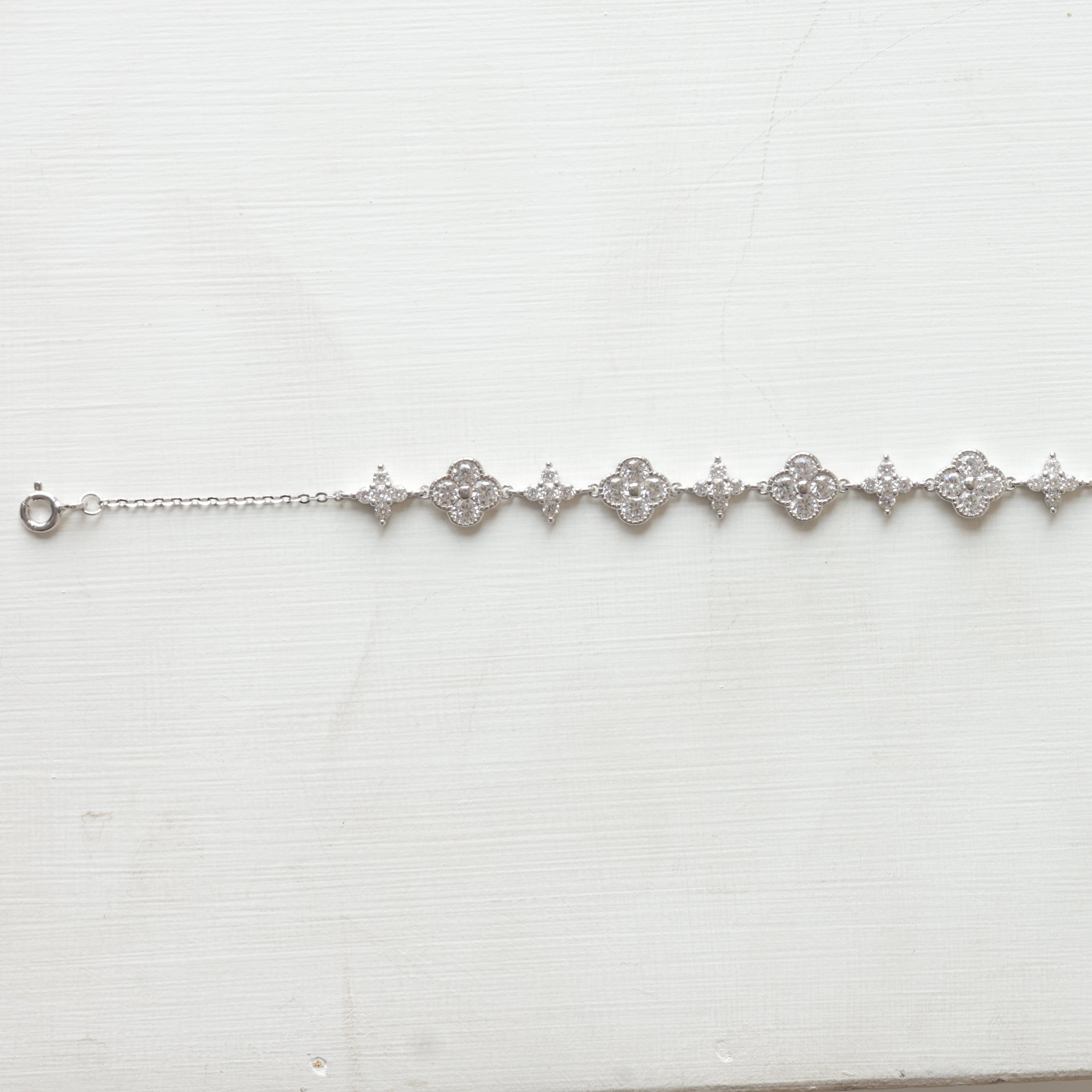 The Crystal Floral Symphony Bracelet