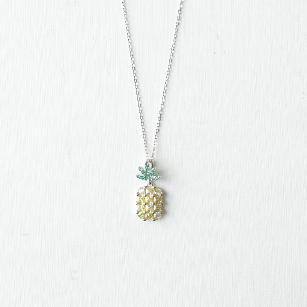 The Vega Tropical Pineapple Necklace