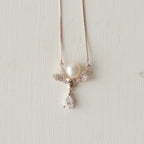 The Pearl Blossom & Teardrop Pendant