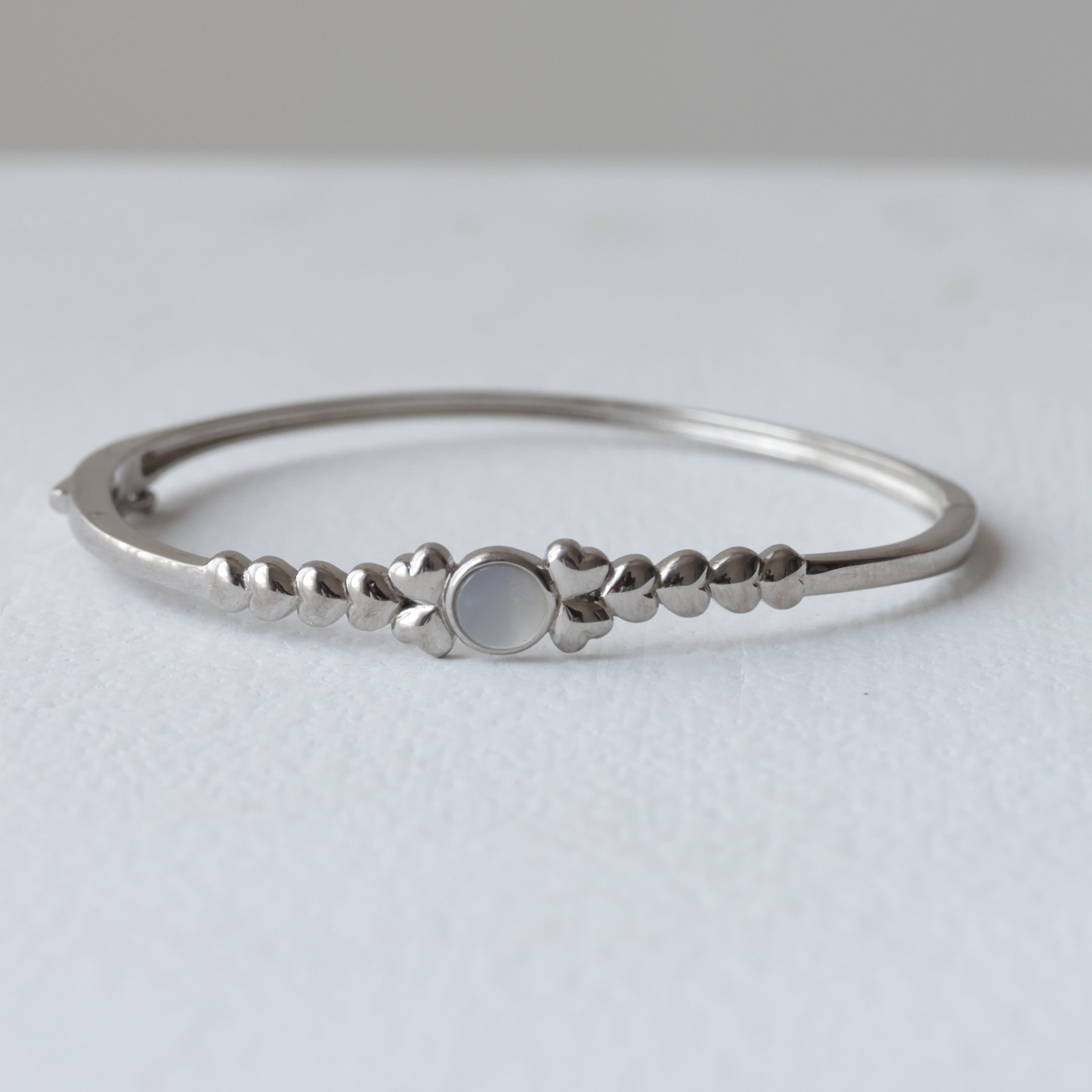 Mother of Pearl Sterling Silver Kada