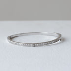 Slim Crystal Eternity 92.5 Silver kada
