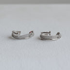 Intertwined Sparkle & Shine 92.5 Silver Studs