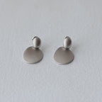 Minimalist Brushed Finish 92.5 Silver Studs