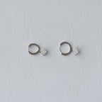 Romantic Crystal Heart 92.5 Silver Dangles