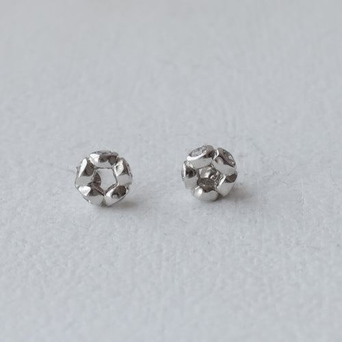 Sparkling Blossom Cluster 92.5 Silver Earrings