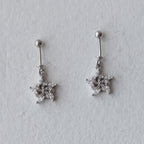 Radiant Marquise Swirl 92.5 Silver Earrings (HELIX)