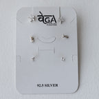 The Petite Trio 92.5 Silver Stud Set
