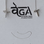 The Initial 'T' Dual-Style 92.5 Silver Studs