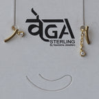 Modern Geometric Drip 92.5 Silver Earrings