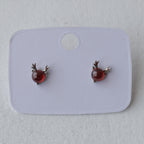 The Crimson Stag 92.5 Silver Studs