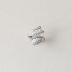 The Vega Baguette Ribbon Ring