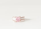The Rose Gold Pink Solitaire Ring