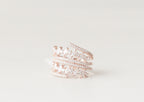 The Rose Gold Laurel Wrap Ring