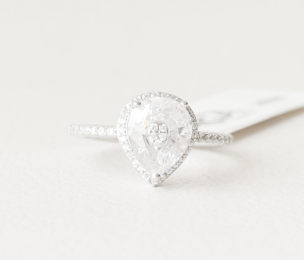 The Radiant Teardrop Signature Ring