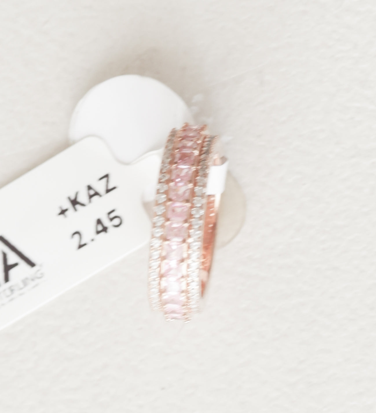 The Rose Quartz Eternity Band