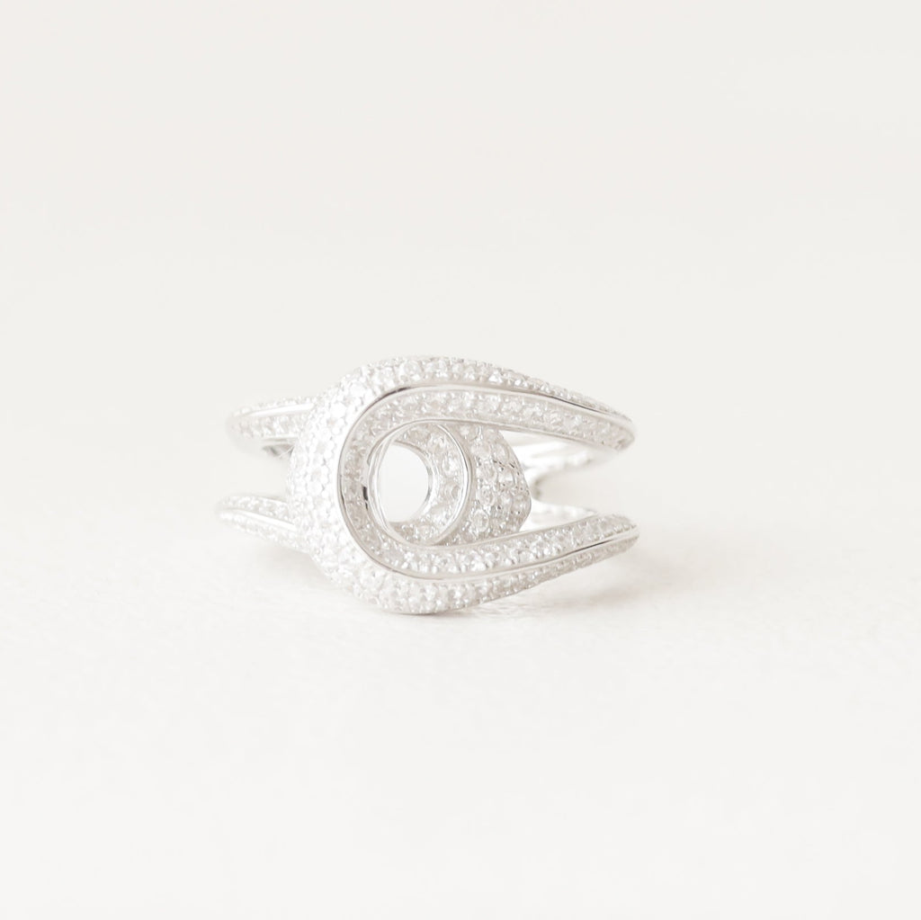 The Vega Infinity Swirl Statement Ring