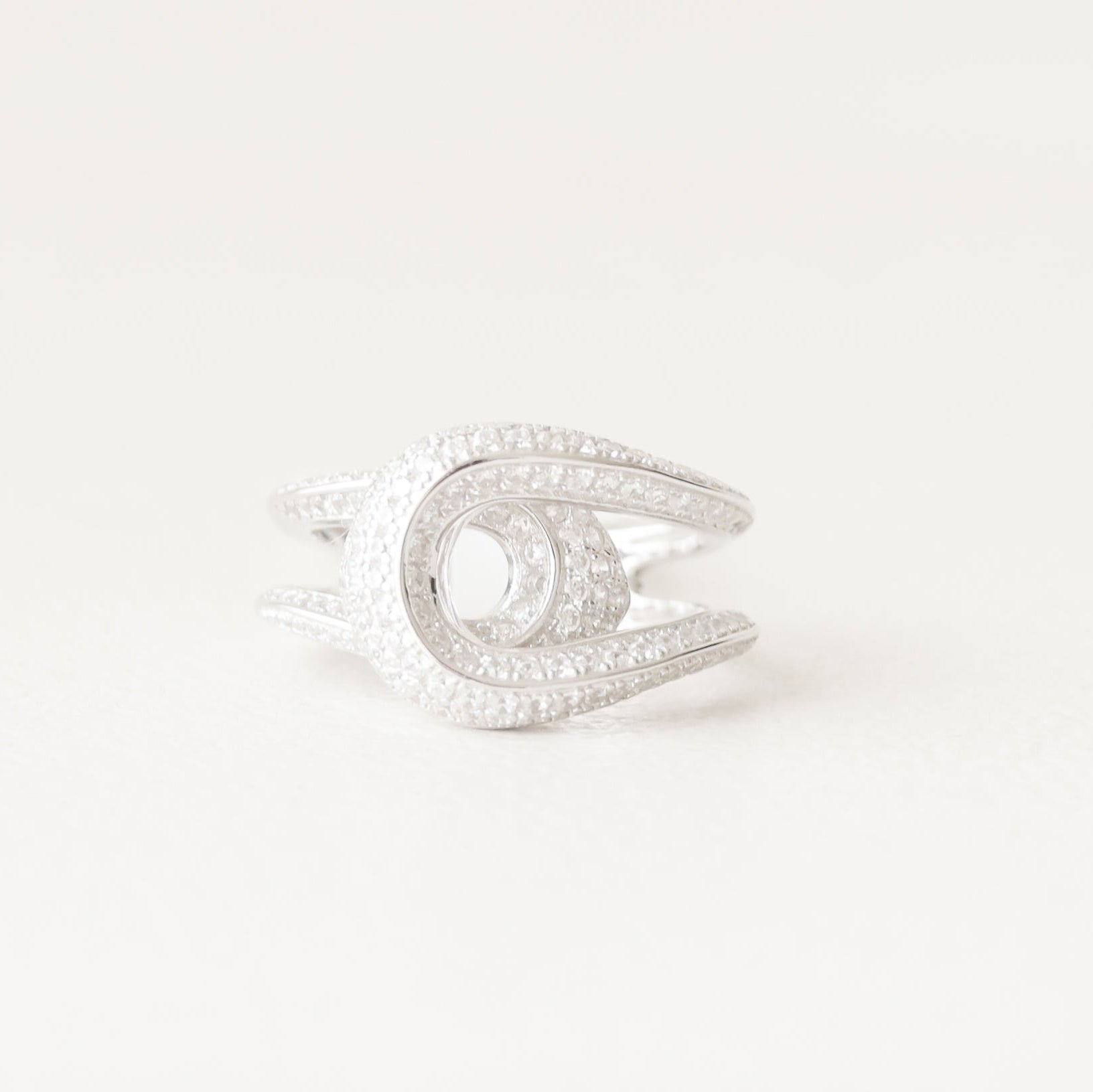 The Vega Infinity Swirl Statement Ring