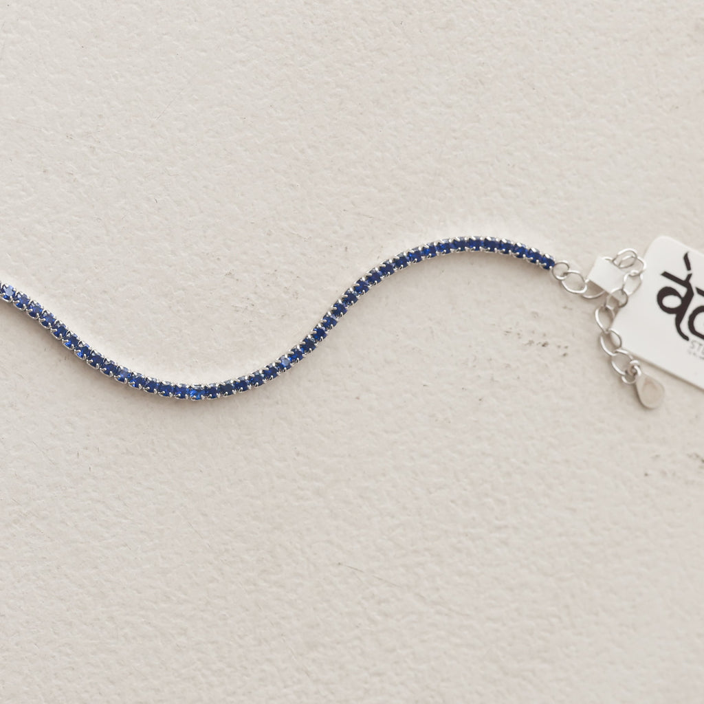 The Azure Sparkle Tennis Bracelet