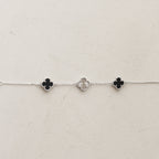 The Midnight Trio Clover Bracelet