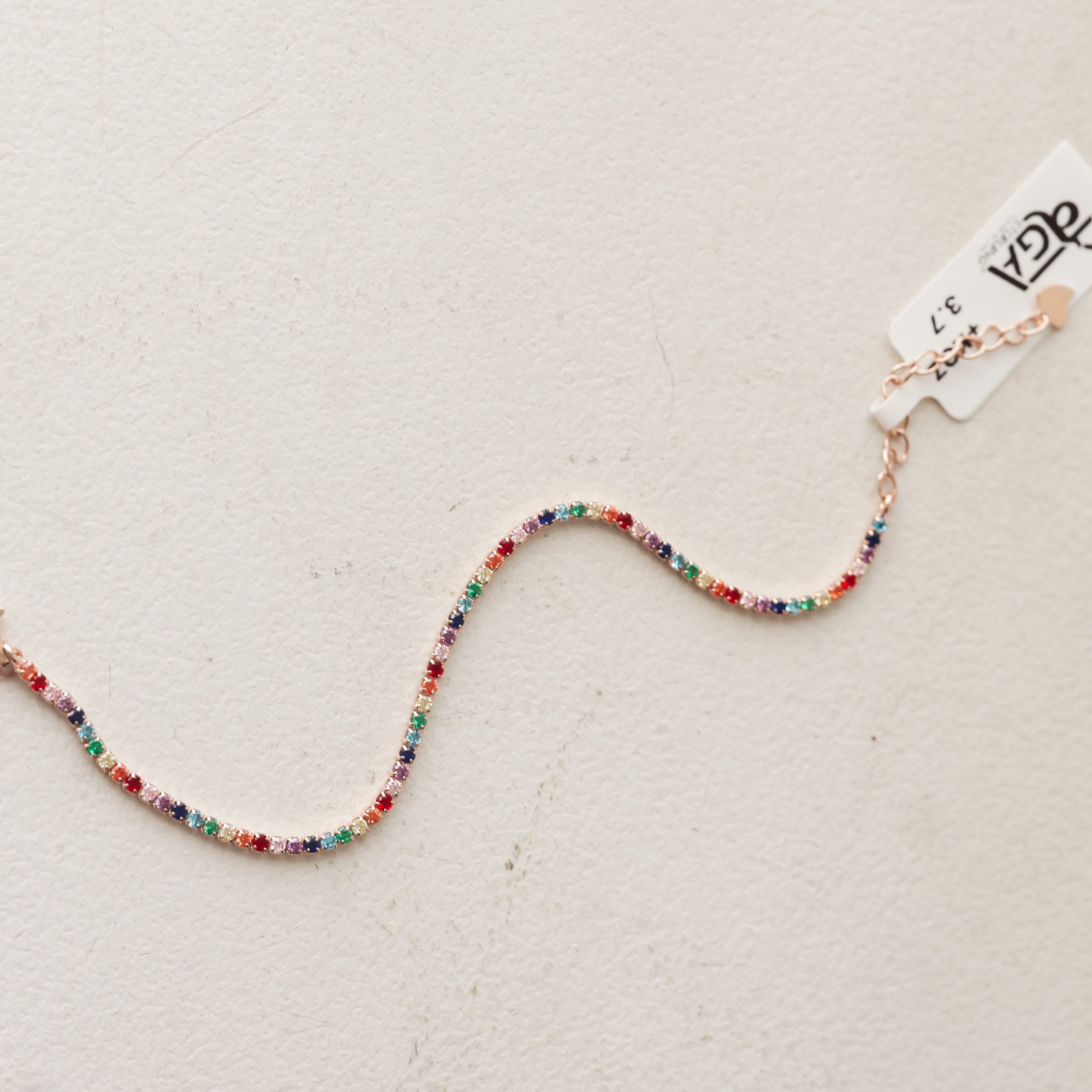 The Spectrum Rainbow Tennis Bracelet