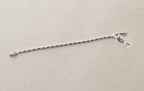 The Tricolor Sparkle Tennis Bracelet