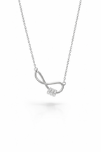 The Modern Flow Silver Loop Chain