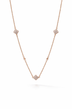 The Crystal Floral Charm Necklace