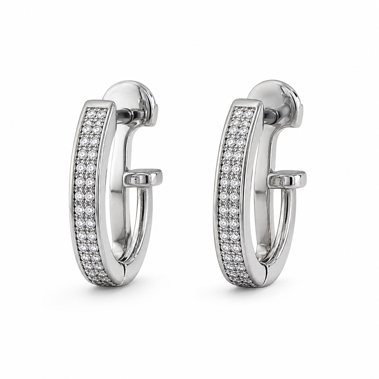 Intertwined Sparkle & Shine 92.5 Silver Studs