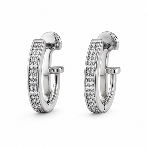 Intertwined Sparkle & Shine 92.5 Silver Studs