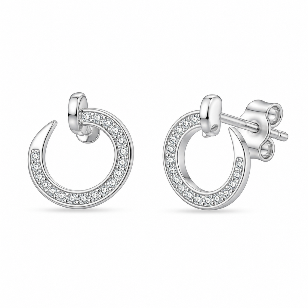 The Modern Wrap Nail 92.5 Silver Studs