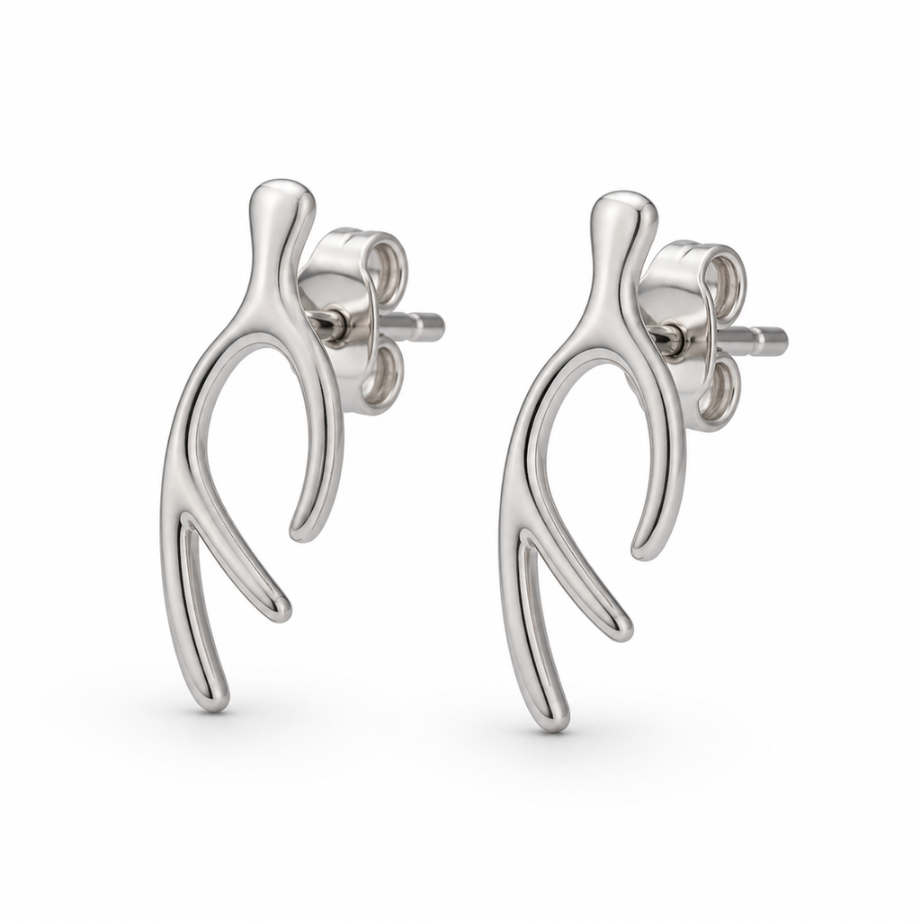 The Modern Antler 92.5 Silver Studs