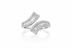 The Vega Baguette Ribbon Ring