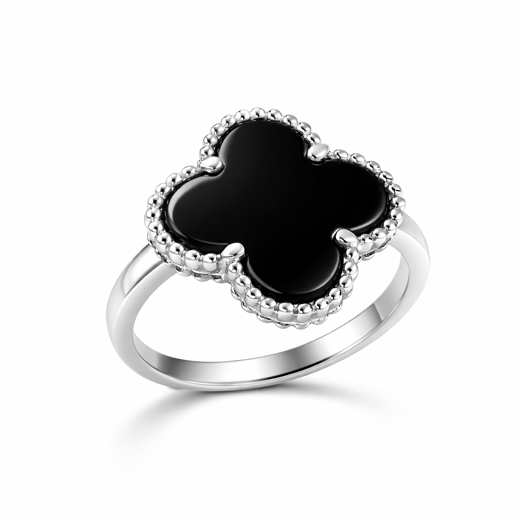 The Vega Midnight Clover Ring