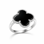 The Vega Midnight Clover Ring