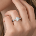 The Vega Geometric Solitaire Ring
