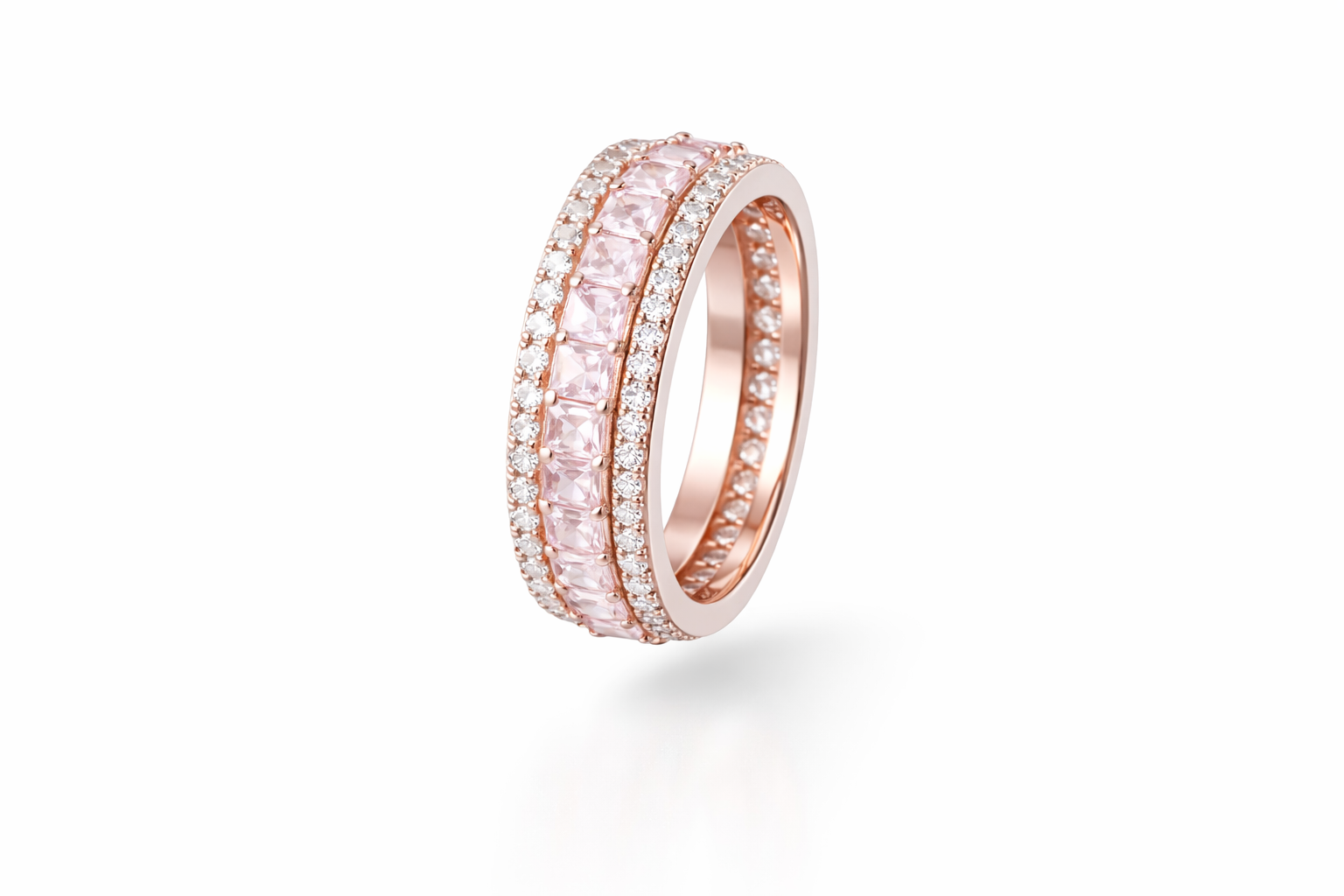 The Rose Quartz Eternity Band