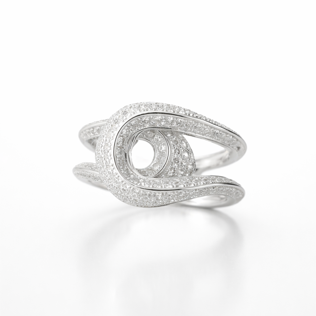 The Vega Infinity Swirl Statement Ring
