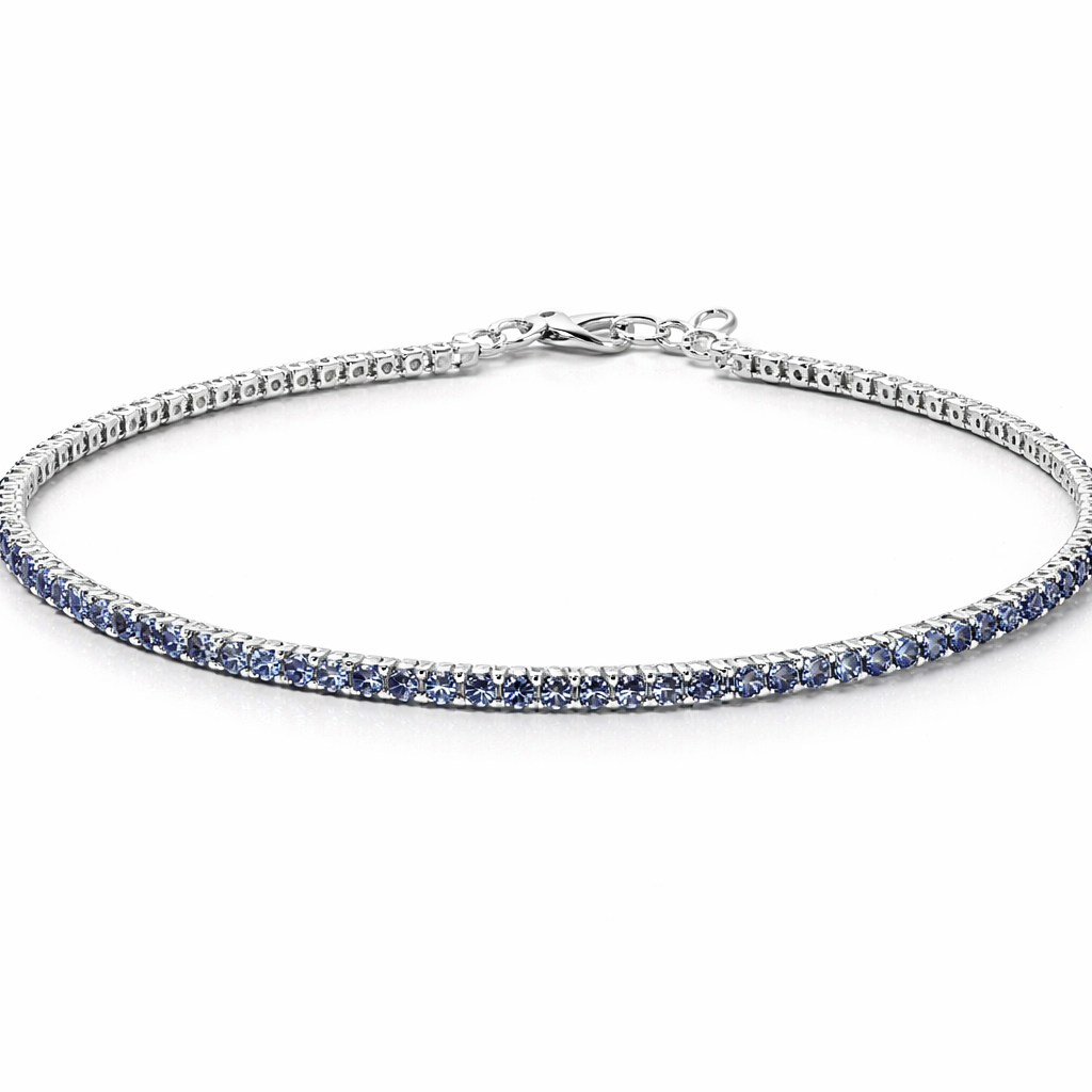 The Azure Sparkle Tennis Bracelet