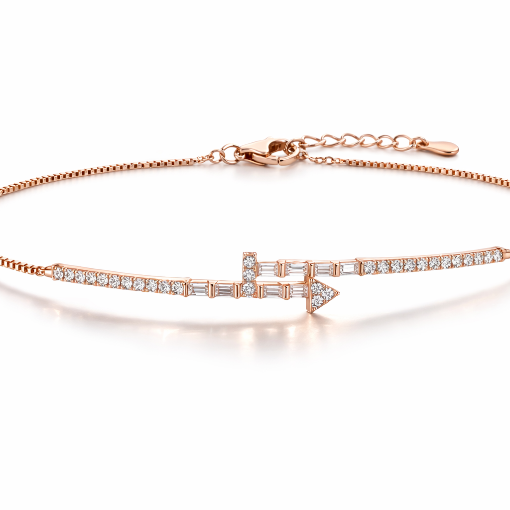 The Geometric Radiance Bolo Bracelet