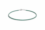 The Verdant Sparkle Tennis Bracelet