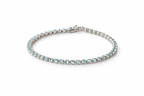 The Serene Azure Bezel Bracelet