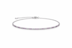 The Amethyst Aura Tennis Bracelet