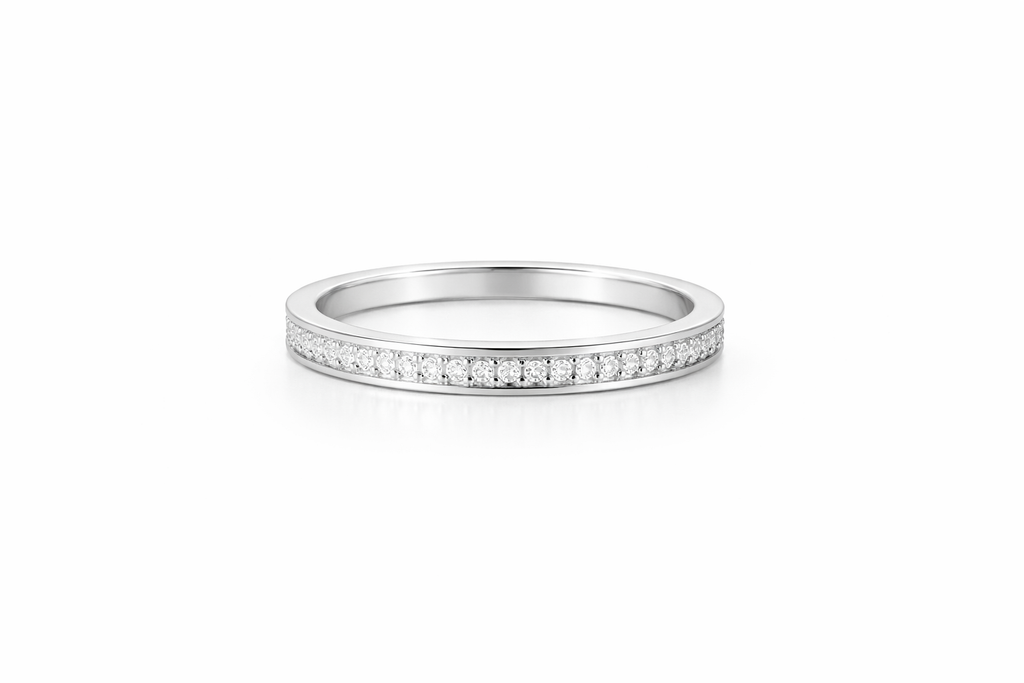 The Vega Minimalist Eternity Band
