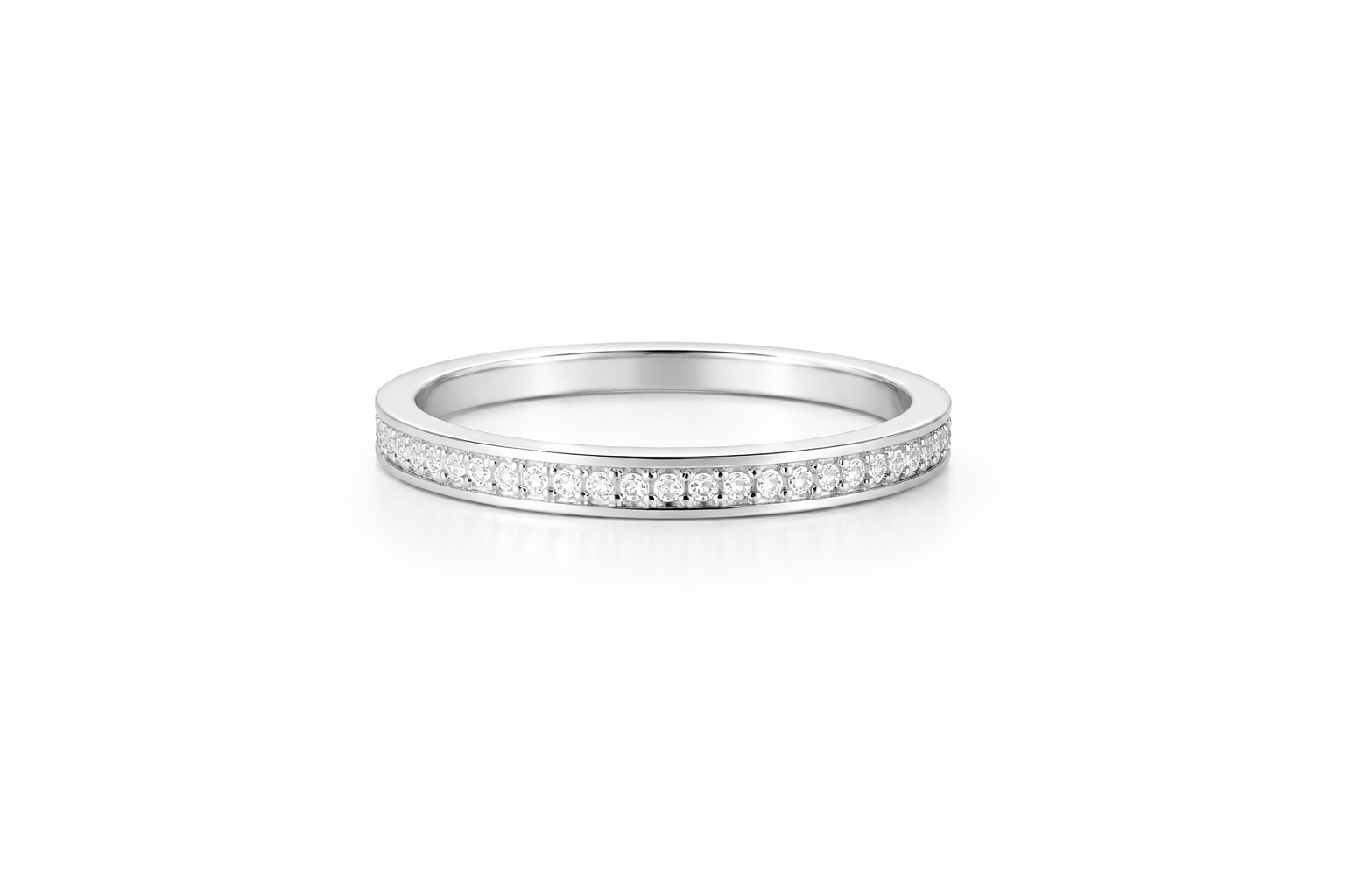 The Vega Minimalist Eternity Band