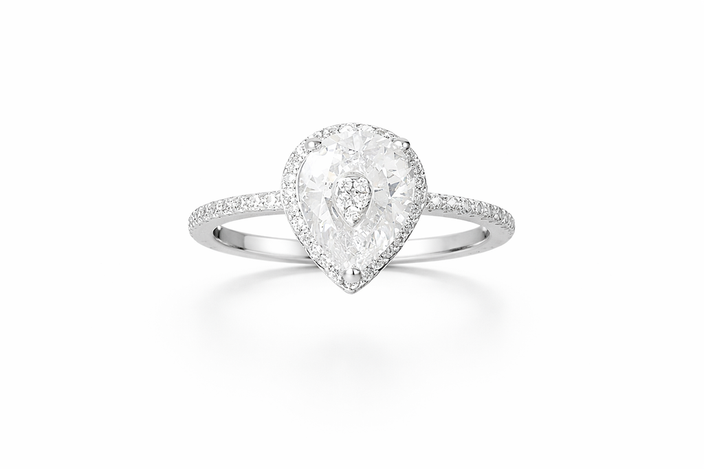 The Radiant Teardrop Signature Ring