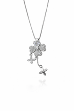 The Vega Enchanted Clover Drop Necklace